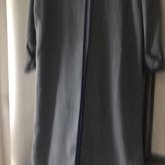 Zara Trafaluc Grey Maxi Dress w 3/4 Sleeves V Neck - Picture 8 of 9